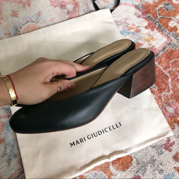 BNWOT Mari Giudicelli Leblon Mules 7.5 / 38 - Picture 6 of 8